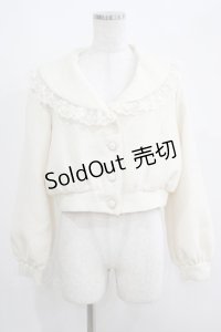 axes femme POETIQUE / ビッグ襟ガーリーブルゾン M 生成り H-25-05-09-1041-AX-JA-NS-ZH