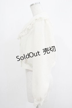 画像2: axes femme POETIQUE / ビッグ襟ガーリーブルゾン M 生成り H-25-05-09-1041-AX-JA-NS-ZH