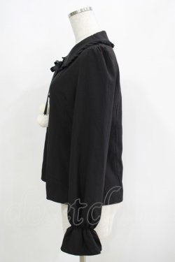 画像2: Ank Rouge / ポンポンリボンブラウス M ブラック H-25-05-09-1050-CA-BL-NS-ZH