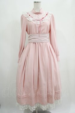 画像1: Lolime by mellfy memory / Afternoon Teaワンピース M PINK H-25-05-09-1006-GO-OP-NS-ZH