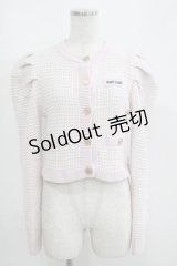 Lily Brown / LILY BROWN×MARY QUANTツイードニットカーディガン Free PINK H-25-05-09-1060-EL-TO-NS-ZH