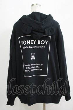 画像3: Honey Cinnamon / くまみみパーカー Free ブラック H-25-05-09-1062-LO-TO-NS-ZH