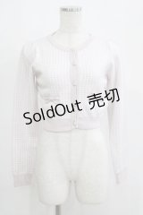 evelyn / リボンポケットニット Free ピンク H-25-05-09-1064-LO-TO-NS-ZH