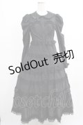 AVENCHUMU / Full of tiered long dress Free BLACK H-25-05-09-1007-LO-OP-NS-ZH