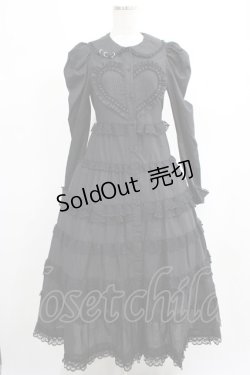 画像1: AVENCHUMU / Full of tiered long dress Free BLACK H-25-05-09-1007-LO-OP-NS-ZH