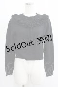 evelyn / ポンポンリボンニット Free ブラック H-25-05-09-1069-LO-TO-NS-ZH
