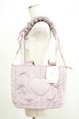 m petit by misako / AM* NIベロアリボン2WAY  ピンク H-25-05-09-1071-LO-BG-NS-ZH