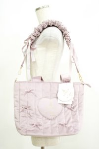 m petit by misako / AM* NIベロアリボン2WAY  ピンク H-25-05-09-1071-LO-BG-NS-ZH