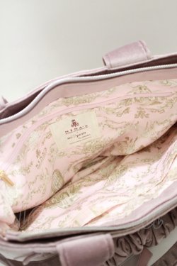 画像2: m petit by misako / AM* NIベロアリボン2WAY  ピンク H-25-05-09-1071-LO-BG-NS-ZH