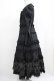 画像2: AVENCHUMU / Full of tiered long dress Free BLACK H-25-05-09-1007-LO-OP-NS-ZH (2)