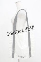 evelyn / ロゴフリルトートバッグ  オフ H-25-05-09-1075-LO-BG-NS-ZH