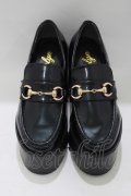 evelyn / ビット厚底ローファー S ブラック H-25-05-09-1081-LO-SH-NS-ZH