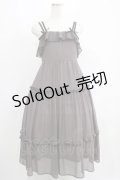 evelyn / ハートキャミロングワンピース Free チャコール H-25-05-09-1009-LO-OP-NS-ZH