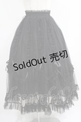 Me roir / チュールティアードドーリースカート M ブラック H-25-05-09-1010-GO-SK-NS-ZH