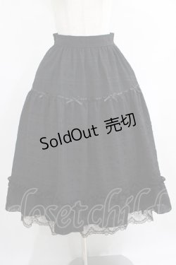 画像1: axes femme POETIQUE / シアーチェックティアードスカート M ブラック H-25-05-09-1011-AX-SK-NS-ZH