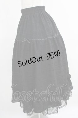 画像2: axes femme POETIQUE / シアーチェックティアードスカート M ブラック H-25-05-09-1011-AX-SK-NS-ZH