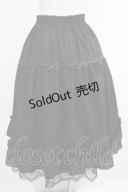 画像3: axes femme POETIQUE / シアーチェックティアードスカート M ブラック H-25-05-09-1011-AX-SK-NS-ZH