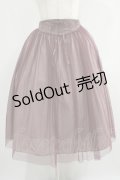 an another angelus / フロントレースアップチュールスカート Free BORDEAUX H-25-05-09-1014-CA-SK-NS-ZH