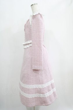 画像2: Lolime by mellfy memory / twinkle tweed ワンピース M PINK H-25-05-09-1002-GO-OP-NS-ZH