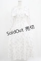 evelyn / 肩リボン花柄ワンピース Free ピンク H-25-05-09-1003-LO-OP-NS-ZH