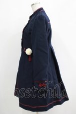 画像2: 【SALE】Amavel / チャイナ風コート Free ネイビー H-25-05-09-1021-CA-CO-NS-ZTC029 (2)