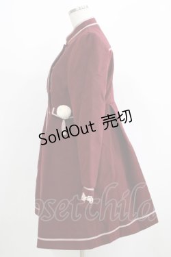 画像2: 【SALE】Amavel / チャイナ風コート Free ボルドー H-25-05-09-1022-CA-CO-NS-ZT-C029
