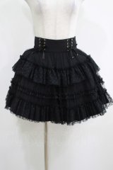 Rojita / レースアップチュールスカート Free ブラック H-25-05-09-1026-LO-SK-NS-ZH