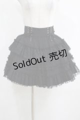 Rojita / レースアップチュールスカート Free ブラック H-25-05-09-1026-LO-SK-NS-ZH