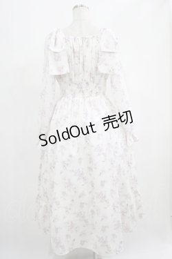 画像3: evelyn / 肩リボン花柄ワンピース Free ピンク H-25-05-09-1003-LO-OP-NS-ZH