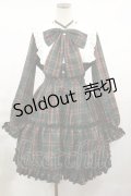 Amavel / Dolly Holidayチェックティアードワンピース（ミドル丈） Free グリーン H-25-05-09-009-CA-OP-NS-ZH