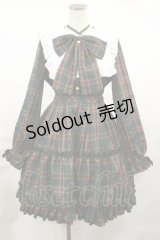 Amavel / Dolly Holidayチェックティアードワンピース（ミドル丈） Free グリーン H-25-05-09-009-CA-OP-NS-ZH