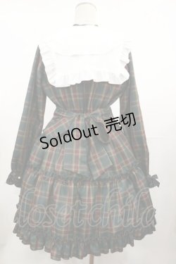 画像3: Amavel / Dolly Holidayチェックティアードワンピース（ミドル丈） Free グリーン H-25-05-09-009-CA-OP-NS-ZH