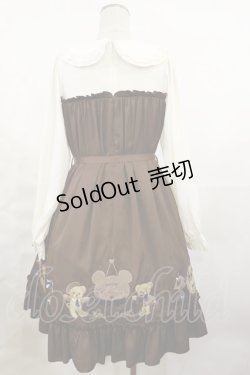 画像2: Amavel / Bears Closet スイートAラインワンピース Free ブラウン H-25-05-09-011-CA-OP-NS-ZH