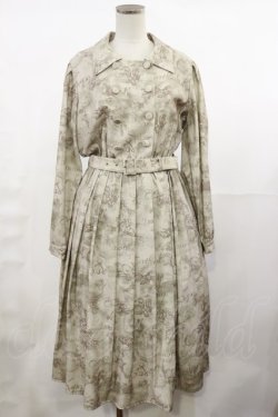 画像1: an another angelus / エンジェル柄ダブル釦ワンピース Free BEIGE H-25-05-09-013-CA-OP-NS-ZH