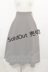 an another angelus / レリーフ金具ベルト付きフレアースカート Free BROWN H-25-05-09-025-CA-SK-NS-ZH