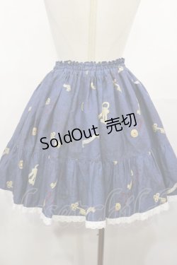 画像2: metamorphose / Time lag worldフリルスカート Free ネイビー H-25-05-09-026-ME-SK-NS-ZH