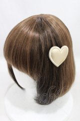 MILK / レザーハートバレッタ  ゴールド H-25-05-10-032-ML-AC-NS-ZH