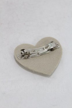 画像3: MILK / レザーハートバレッタ  ゴールド H-25-05-10-032-ML-AC-NS-ZH