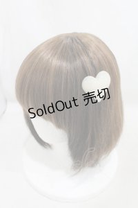 MILK / ハニーハートバレッタ  アイボリー H-25-05-10-033-ML-AC-NS-ZH