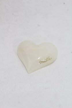 画像2: MILK / ハニーハートバレッタ  アイボリー H-25-05-10-033-ML-AC-NS-ZH