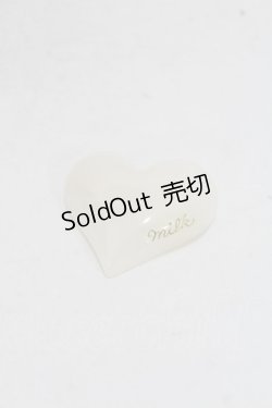 画像2: MILK / ハニーハートバレッタ  アイボリー H-25-05-10-033-ML-AC-NS-ZH