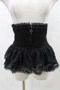 BPN / ペプラムコルセットベルト  黒 H-25-05-10-037-GO-ZA-KB-ZH