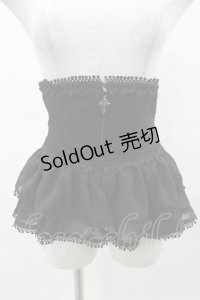 BPN / ペプラムコルセットベルト  黒 H-25-05-10-037-GO-ZA-KB-ZH