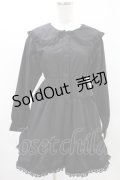 merry jenny / ピンタックフレアミニワンピース  ブラック H-25-05-10-004-LO-OP-KB-ZH