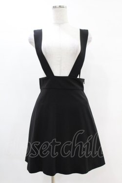 画像1: Katie / CAFE CHIC jumper skirt  ブラック H-25-05-10-1029-LO-SK-KB-ZH