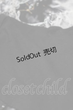 画像3: Ozz Croce / プリント切替カットソー  黒×グレー H-25-05-10-1044-OO-TO-KB-ZH