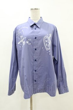 画像1: MILKBOY / CUPID SHIRTS Free パープル H-25-05-10-1049-MB-BL-KB-ZH