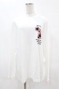 MILKBOY / B LONG SLEEVE TEE  ホワイト H-25-05-10-1050-MB-TO-KB-ZH