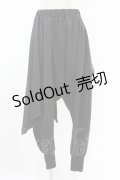 NieR Clothing / アシメレイヤードパンツ F 黒 H-25-05-10-1009-PU-PA-KB-ZH