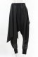 画像1: NieR Clothing / アシメレイヤードパンツ F 黒 H-25-05-10-1009-PU-PA-KB-ZH (1)